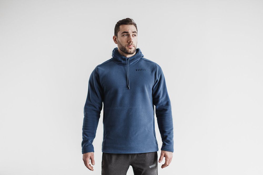 Sweat À Capuche NOBULL Homme Bleu - NOBULL Arctic Pullover,France (6492-XCHTE)